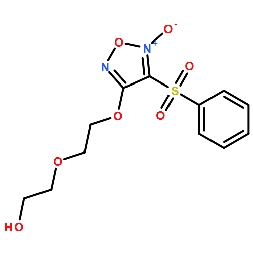 Ethanol, 2-[2-[[5-oxido-4-(phenylsulfonyl)-1,2,5-oxadiazol-3-yl]oxy]ethoxy]-