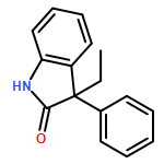 2H-Indol-2-one, 3-ethyl-1,3-dihydro-3-phenyl- 
