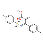 Benzenepropanoic acid, 4-methyl-α-methylene-β-[[(4-methylphenyl)sulfonyl]imino]-, methyl ester 