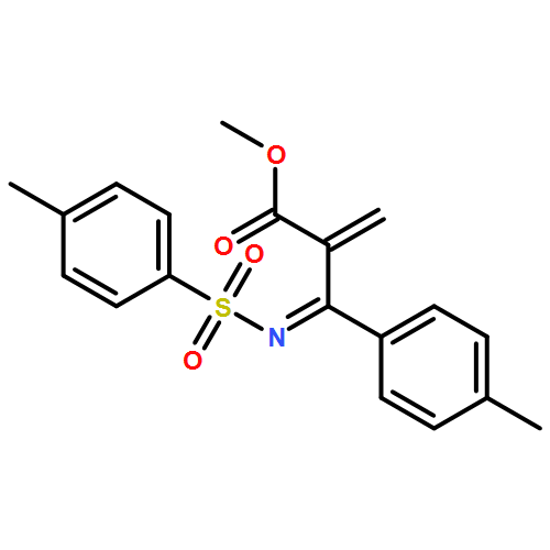 Benzenepropanoic acid, 4-methyl-α-methylene-β-[[(4-methylphenyl)sulfonyl]imino]-, methyl ester 