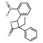 2-Oxetanone, 3-ethyl-4-(2-nitrophenyl)-3-phenyl-, (3S,4R)- 