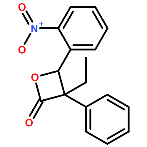 2-Oxetanone, 3-ethyl-4-(2-nitrophenyl)-3-phenyl-, (3S,4S)- 