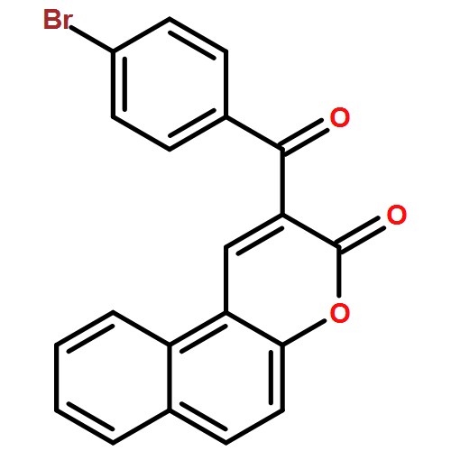 3H-Naphtho[2,1-b]pyran-3-one, 2-(4-bromobenzoyl)- 