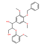 1,3-Propanediol, 1-[3,5-dimethoxy-4-(phenylmethoxy)phenyl]-2-(2-methoxyphenoxy)-, (R*,R*)- (9CI) 