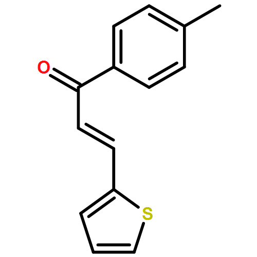 2-Propen-1-one, 1-(4-methylphenyl)-3-(2-thienyl)-, (2E)- 