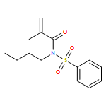 2-Propenamide, N-butyl-2-methyl-N-(phenylsulfonyl)- 