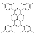 Pyrene, 1,3,6,8-tetrakis(2,4,6-trimethylphenyl)- 