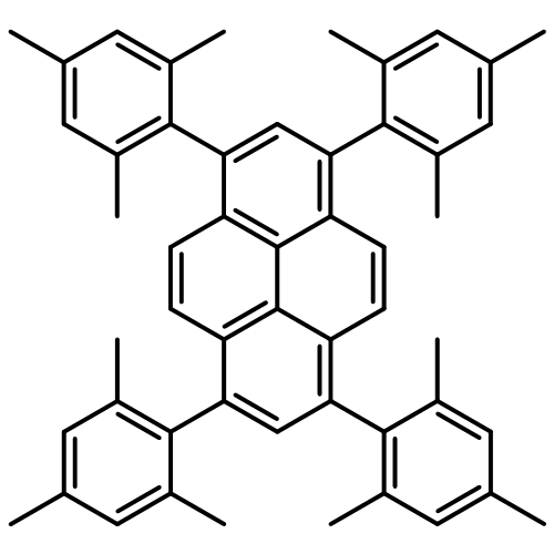 Pyrene, 1,3,6,8-tetrakis(2,4,6-trimethylphenyl)- 