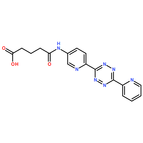 Pentanoic acid, 5-oxo-5-[[6-[6-(2-pyridinyl)-1,2,4,5-tetrazin-3-yl]-3-pyridinyl]amino]- 