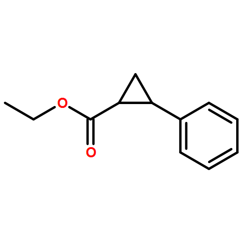 Cyclopropanecarboxylic acid, 2-phenyl-, ethyl ester, (1R,2R)- 