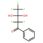 1-Butanone, 2,2,4,4,4-pentafluoro-3,3-dihydroxy-1-phenyl- 