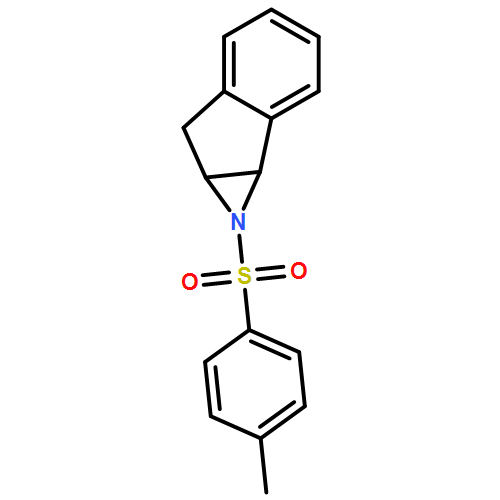 Indeno[1,2-b]azirine, 1,1a,6,6a-tetrahydro-1-[(4-methylphenyl)sulfonyl]- 