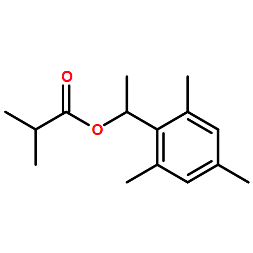 Propanoic acid, 2-methyl-, (1S)-1-(2,4,6-trimethylphenyl)ethyl ester 