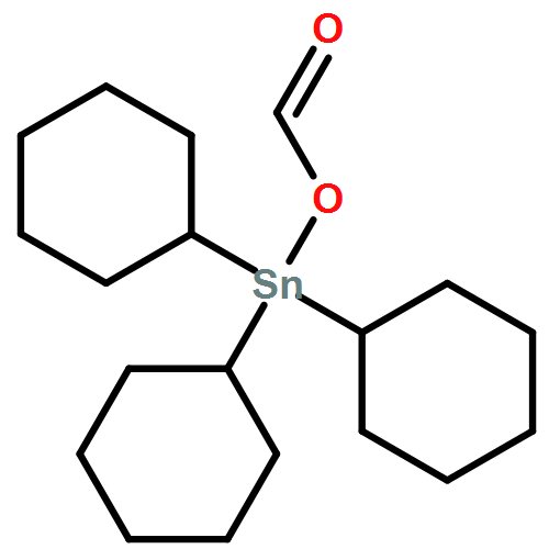 Formic acid, tricyclohexylstannyl ester 