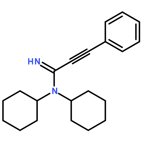 2-Propynimidamide, N,N-dicyclohexyl-3-phenyl- 