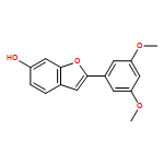 6-Benzofuranol, 2-(3,5-dimethoxyphenyl)- 