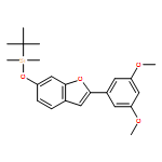 Benzofuran, 2-(3,5-dimethoxyphenyl)-6-[[(1,1-dimethylethyl)dimethylsilyl]oxy]- 