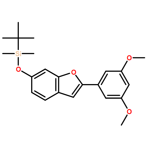 Benzofuran, 2-(3,5-dimethoxyphenyl)-6-[[(1,1-dimethylethyl)dimethylsilyl]oxy]- 