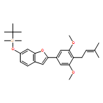 Benzofuran, 2-[3,5-dimethoxy-4-(3-methyl-2-buten-1-yl)phenyl]-6-[[(1,1-dimethylethyl)dimethylsilyl]oxy]- 