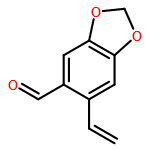 1,3-Benzodioxole-5-carboxaldehyde, 6-ethenyl- 