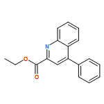 2-Quinolinecarboxylic acid, 4-phenyl-, ethyl ester 