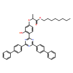 Propanoic acid, 2-[4-[4,6-bis([1,1'-biphenyl]-4-yl)-1,3,5-triazin-2-yl]-3-hydroxyphenoxy]-, octyl ester