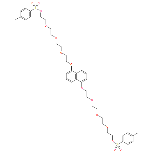 Ethanol, 2,2'-[1,5-naphthalenediylbis(oxy-2,1-ethanediyloxy-2,1-ethanediyloxy-2,1-ethanediyloxy)]bis-, 1,1'-bis(4-methylbenzenesulfonate)