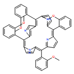 4,21,22,23-Tetraazapentacyclo[16.2.1.13,6.18,11.113,16]tetracosa-1,3(24),4,6,8,10,12,14,16(22),17,19-undecaene, 2,7,12,17-tetrakis(2-methoxyphenyl)-