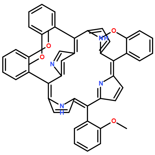 4,21,22,23-Tetraazapentacyclo[16.2.1.13,6.18,11.113,16]tetracosa-1,3(24),4,6,8,10,12,14,16(22),17,19-undecaene, 2,7,12,17-tetrakis(2-methoxyphenyl)-