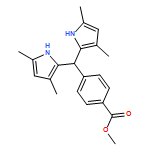 Benzoic acid, 4-[bis(3,5-dimethyl-1H-pyrrol-2-yl)methyl]-, methyl ester