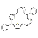 23,24,25,26-Tetrathiapentacyclo[18.2.1.13,6.19,12.114,17]hexacosa-1,3,5,7,9,11,13,15,17,19,21-undecaene, 2,13-diphenyl-