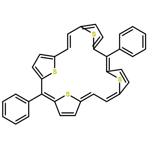 23,24,25,26-Tetrathiapentacyclo[18.2.1.13,6.19,12.114,17]hexacosa-1,3,5,7,9,11,13,15,17,19,21-undecaene, 2,13-diphenyl-