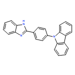 9H-Carbazole, 9-[4-(1H-benzimidazol-2-yl)phenyl]-