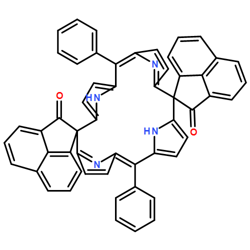 Dispiro[acenaphthylene-1(2H),5'(15'H)-[21H,23H]porphine-15',1''(2''H)-acenaphthylene]-2,2''-dione, 10',20'-diphenyl-, (1R,1''R,9'Z,19'Z)-rel-