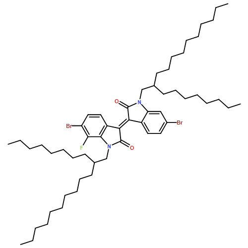 2H-Indol-2-one, 6-bromo-3-[6-bromo-1,2-dihydro-1-(2-octyldodecyl)-2-oxo-3H-indol-3-ylidene]-7-fluoro-1,3-dihydro-1-(2-octyldodecyl)-