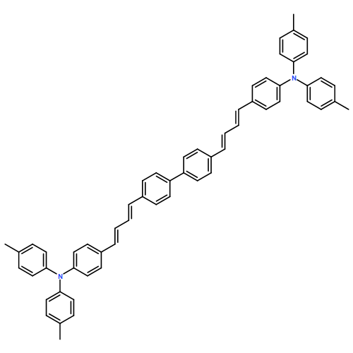 Benzenamine, 4,4'-([1,1'-biphenyl]-4,4'-diyldi-1,3-butadiene-4,1-diyl)bis[N,N-bis(4-methylphenyl)-