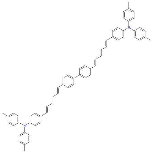 Benzenamine, 4,4'-([1,1'-biphenyl]-4,4'-diyldi-1,3,5-hexatriene-6,1-diyl)bis[N,N-bis(4-methylphenyl)-