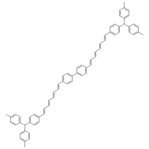 Benzenamine, 4,4'-([1,1'-biphenyl]-4,4'-diyldi-1,3,5,7-octatetraene-8,1-diyl)bis[N,N-bis(4-methylphenyl)-