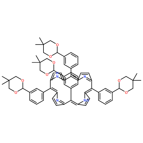 21H,23H-Porphine, 5,10,15,20-tetrakis[3-(5,5-dimethyl-1,3-dioxan-2-yl)phenyl]-