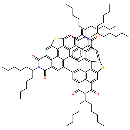 [11,11'-Bithieno[2',3',4',5':4,5]phenanthro[2,1,10-def:7,8,9-d'e'f']diisoquinolin]-1,1',3,3',7,7',9,9'(2H,2'H,8H,8'H)-octone, 2,2',8,8'-tetrakis(1-pentylhexyl)-