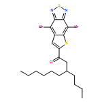 1-Nonanone, 3-butyl-1-(4,8-dibromothieno[2,3-f]-2,1,3-benzothiadiazol-6-yl)-