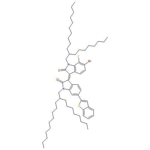 2H-Indol-2-one, 3-[6-benzo[b]thien-2-yl-1,2-dihydro-1-(2-octyldodecyl)-2-oxo-3H-indol-3-ylidene]-6-bromo-7-fluoro-1,3-dihydro-1-(2-octyldodecyl)-