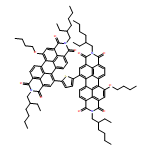 Anthra[2,1,9-def:6,5,10-d'e'f']diisoquinoline-1,3,8,10(2H,9H)-tetrone, 5,5'-(2,5-thiophenediyl)bis[12-butoxy-2,9-bis(2-ethylhexyl)-