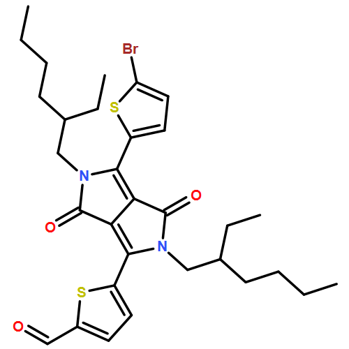 2-Thiophenecarboxaldehyde, 5-[4-(5-bromo-2-thienyl)-2,5-bis(2-ethylhexyl)-2,3,5,6-tetrahydro-3,6-dioxopyrrolo[3,4-c]pyrrol-1-yl]-