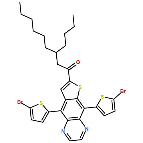 1-Nonanone, 1-[5,9-bis(5-bromo-2-thienyl)thieno[2,3-g]quinoxalin-7-yl]-3-butyl- 