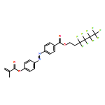Benzoic acid, 4-[2-[4-[(2-methyl-1-oxo-2-propen-1-yl)oxy]phenyl]diazenyl]-, 3,3,4,4,5,5,6,6,6-nonafluorohexyl ester