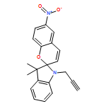 Spiro[2H-1-benzopyran-2,2'-[2H]indole], 1',3'-dihydro-3',3'-dimethyl-6-nitro-1'-(2-propyn-1-yl)-