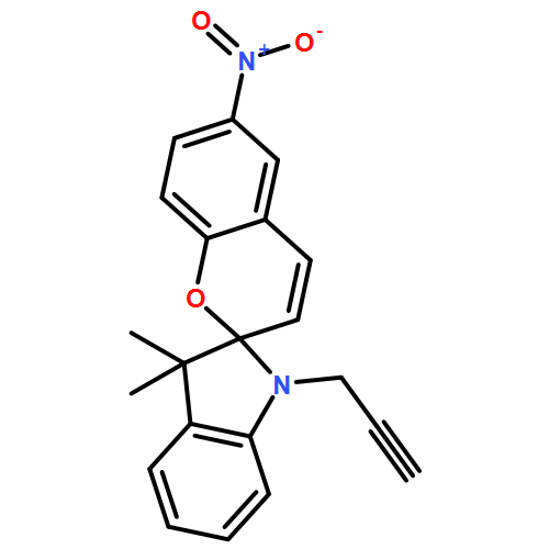 Spiro[2H-1-benzopyran-2,2'-[2H]indole], 1',3'-dihydro-3',3'-dimethyl-6-nitro-1'-(2-propyn-1-yl)-