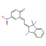 2,4-Cyclohexadien-1-one, 6-[2-(1,3-dihydro-1,3,3-trimethyl-2H-indol-2-ylidene)ethylidene]-4-nitro-