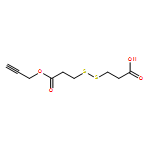 Propanoic acid, 3-[(2-carboxyethyl)dithio]-, 1-(2-propyn-1-yl) ester